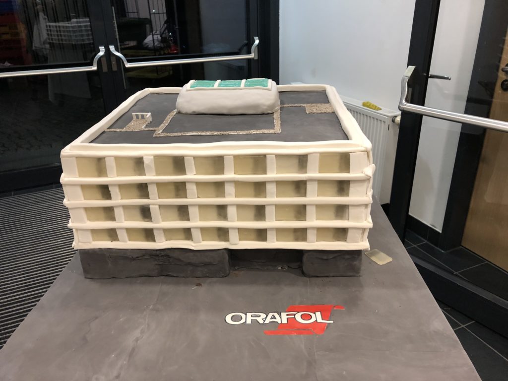 Torte Gebäude Orafol